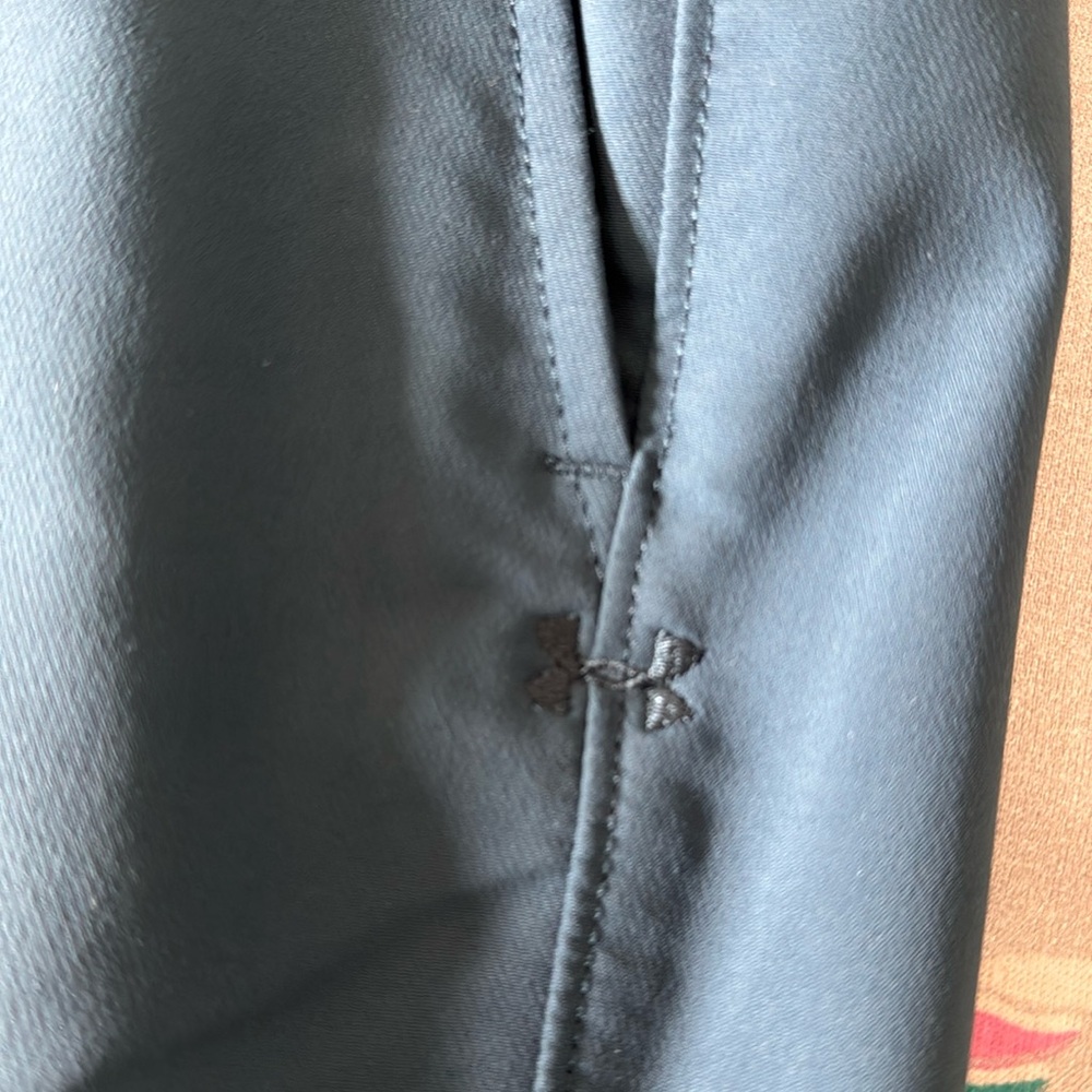 MENS Under Armour slacks in steel blue waist 36” and length inseam 30”